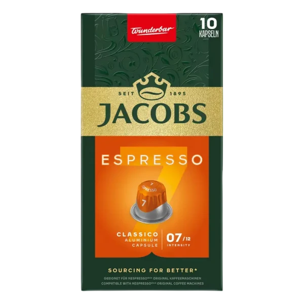 Cafea Jacobs Espresso Classico, 10 buc Cafea Jacobs Espresso Classico, 10 buc