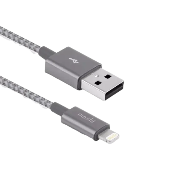 Кабель для зарядки и синхронизации Moshi iPhone Lighting USB Cable, USB Type-A/Lightning, 1,2м, Серый
