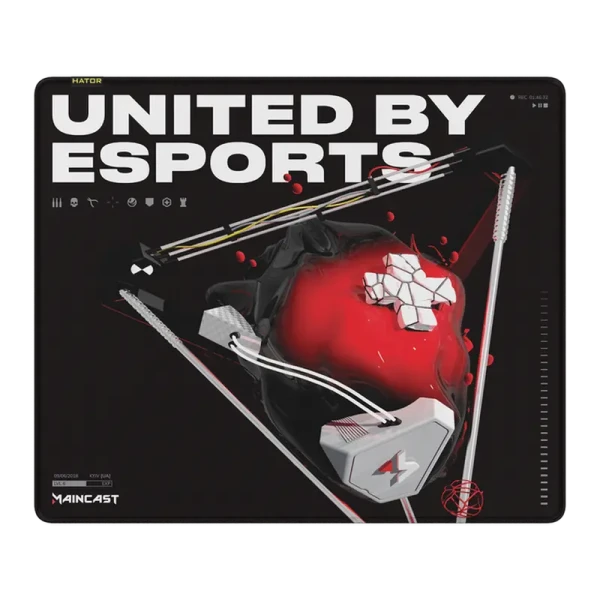 Игровой коврик для мыши HATOR Tonn eSport Maincast Edition, Large, Чёрный Игровой коврик для мыши HATOR Tonn eSport Maincast Edition, Large, Чёрный