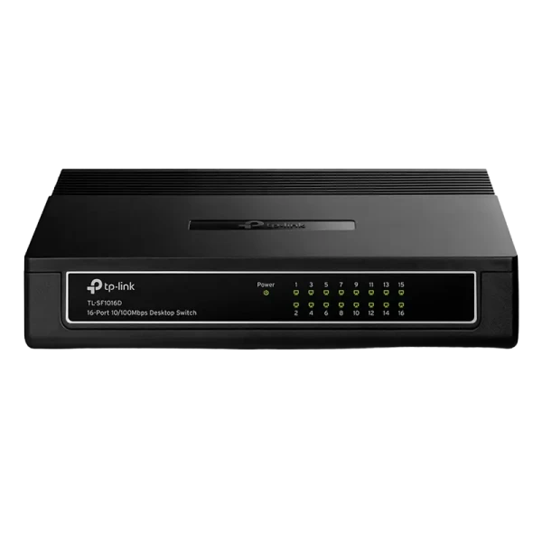Сетевой коммутатор TP-LINK TL-SF1016D, 16x 10/100 Мбит/с Сетевой коммутатор TP-LINK TL-SF1016D, 16x 10/100 Мбит/с