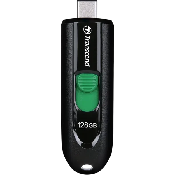 128GB USB-C Flash Drive Transcend "JetFlash 790C", Black, Slider (USB 3.0 (5Gb/s), R/W:90/45MB/s, 6