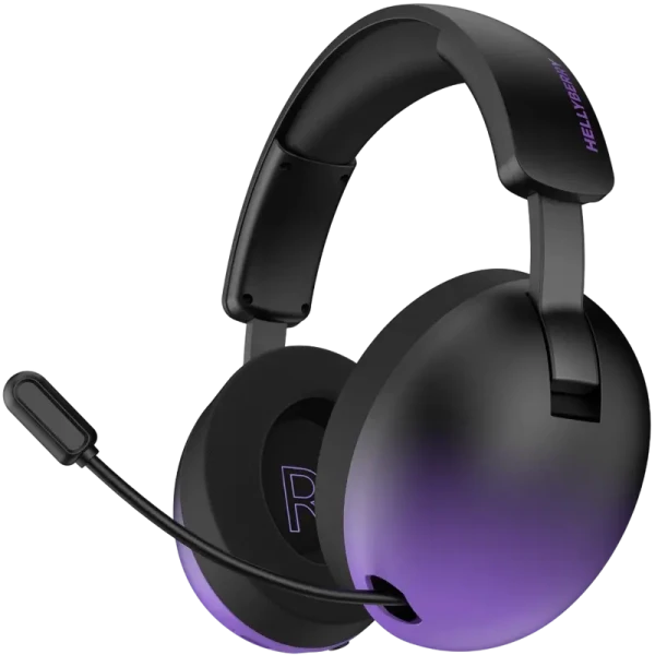 Căști gaming HATOR Hellyberry HH30 Pro, Fără fir, Negru | Violet Căști gaming HATOR Hellyberry HH30 Pro, Fără fir, Negru | Violet