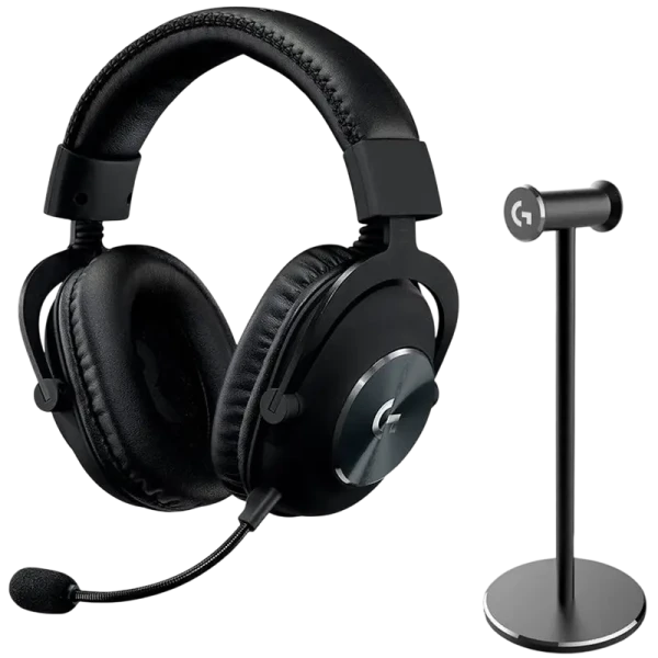 Căști gaming Logitech G Pro X 2 + Stand, Fără fir, Negru Căști gaming Logitech G Pro X 2 + Stand, Fără fir, Negru