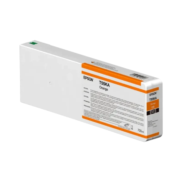 Картридж чернильный Epson Ink Cartridge T55KA00 UltraChr HDX/HD700ml,Orange, 700мл, Оранжевый