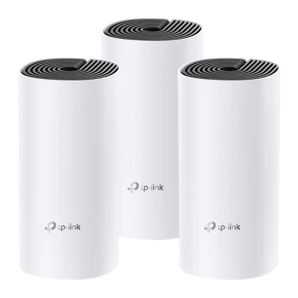 Домашняя Mesh Wi-Fi система TP-LINK Deco M4 (3-pack), Белый Домашняя Mesh Wi-Fi система TP-LINK Deco M4 (3-pack), Белый