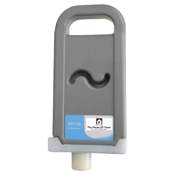 Cartuș de cerneală Canon PFI-706PC, 700ml, Foto Cyan Cartuș de cerneală Canon PFI-706PC, 700ml, Foto Cyan