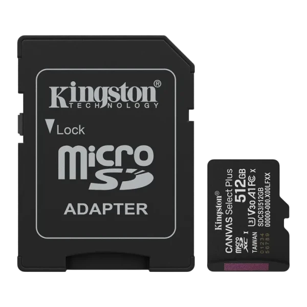 Карта памяти Kingston Canvas Select Plus, 512Гб (SDCS3/512GB) Карта памяти Kingston Canvas Select Plus, 512Гб (SDCS3/512GB)