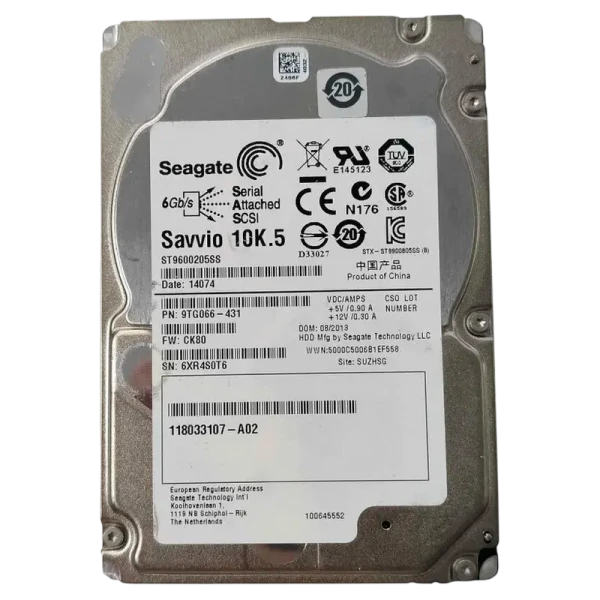 HDD Seagate 600GB SAS 10K 6G 2.5` ST9600205SS HDD Seagate 600GB SAS 10K 6G 2.5` ST9600205SS