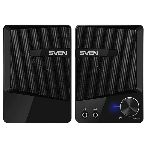 Компьютерные колонки 2.0 SVEN "248", Чёрный