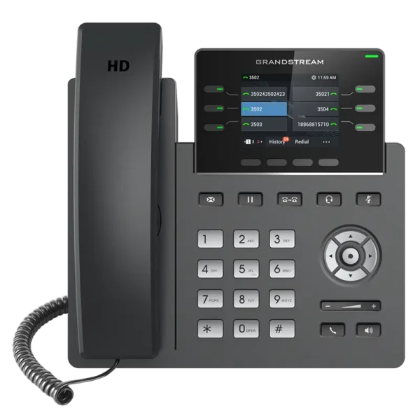 Telefon IP Grandstream GRP2613, Negru Telefon IP Grandstream GRP2613, Negru