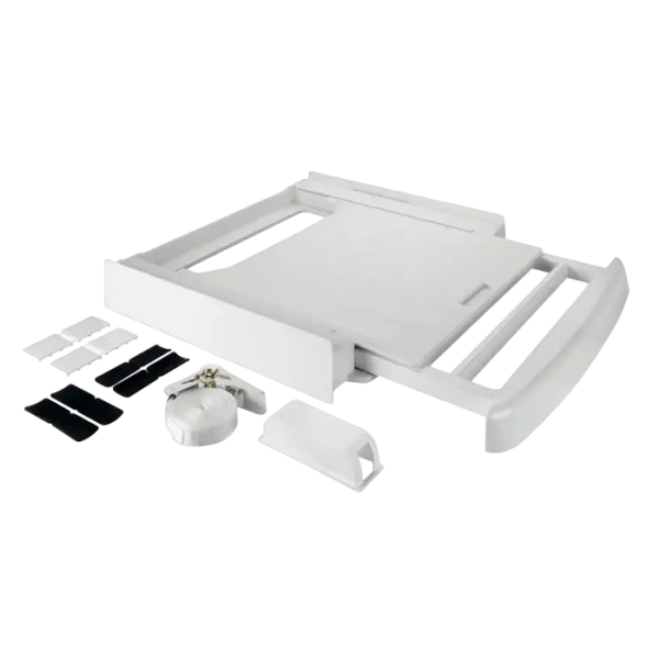 Kit montare verticala pentru uscatoare Whirlpool Wpro 484000008545, Alb