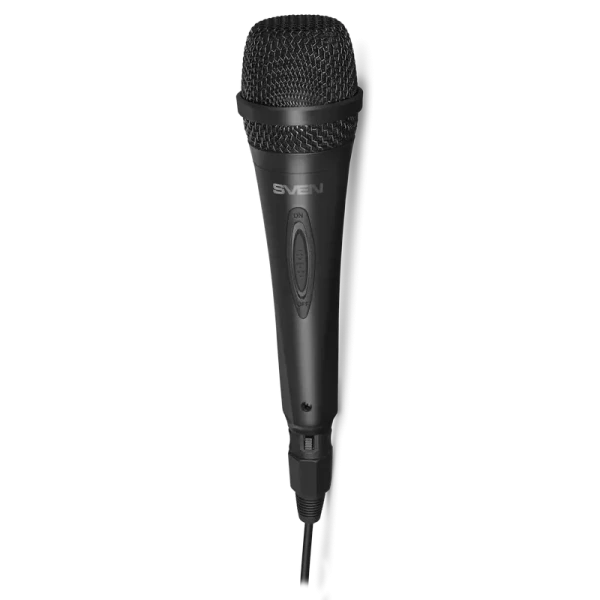 Microfon Karaoke SVEN MK-130, Cu fir, Negru