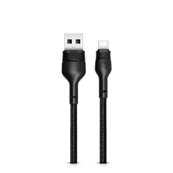 Cablu încărcare și sincronizare XO NB55, USB Type-A/USB Type-C, 1m, Negru Cablu încărcare și sincronizare XO NB55, USB Type-A/USB Type-C, 1m, Negru