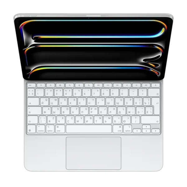 Tastatură Apple Magic Keyboard pentru iPad Pro 13‑inchi (M4), Alb Tastatură Apple Magic Keyboard pentru iPad Pro 13‑inchi (M4), Alb