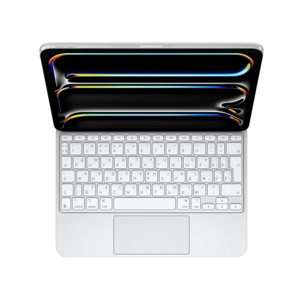 Tastatură Apple Magic Keyboard pentru iPad Pro 11‑inchi (M4), Alb Tastatură Apple Magic Keyboard pentru iPad Pro 11‑inchi (M4), Alb