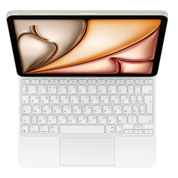 Tastatură Apple Magic Keyboard pentru iPad Pro 11‑inchi (M2, M3), Air (4-5th gen), Alb Tastatură Apple Magic Keyboard pentru iPad Pro 11‑inchi (M2, M3), Air (4-5th gen), Alb
