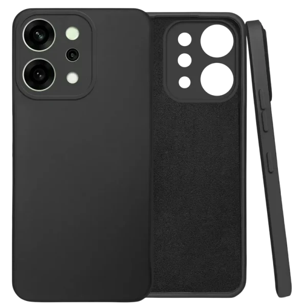 Husă Xcover Soft Touch pentru Honor Oppo Reno 14, Negru