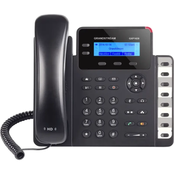 Telefon IP Grandstream GXP1628, Negru
