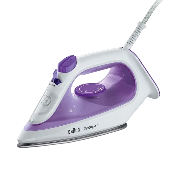 Утюг Braun SI1080VI, 2000Вт, Белый | Фиолетовый Утюг Braun SI1080VI, 2000Вт, Белый | Фиолетовый