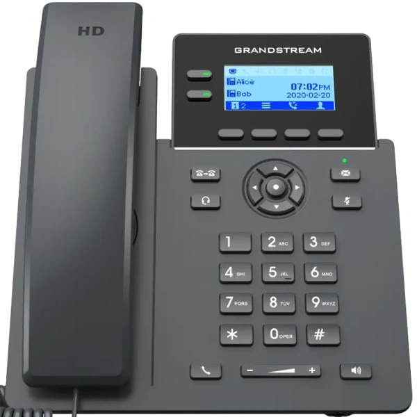 Telefon IP Grandstream GRP2602P, Negru