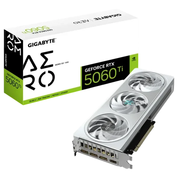 VGA Gigabyte RTX5060Ti 16GB GDDR7 Aero OC (GV-N506TAERO OC-16GD)