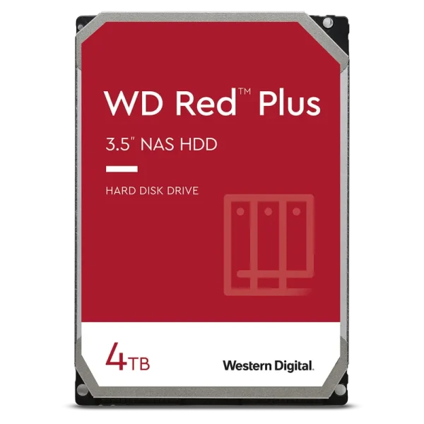 Жесткий диск Western Digital WD Red Plus, 3.5", 4 ТБ Жесткий диск Western Digital WD Red Plus, 3.5", 4 ТБ