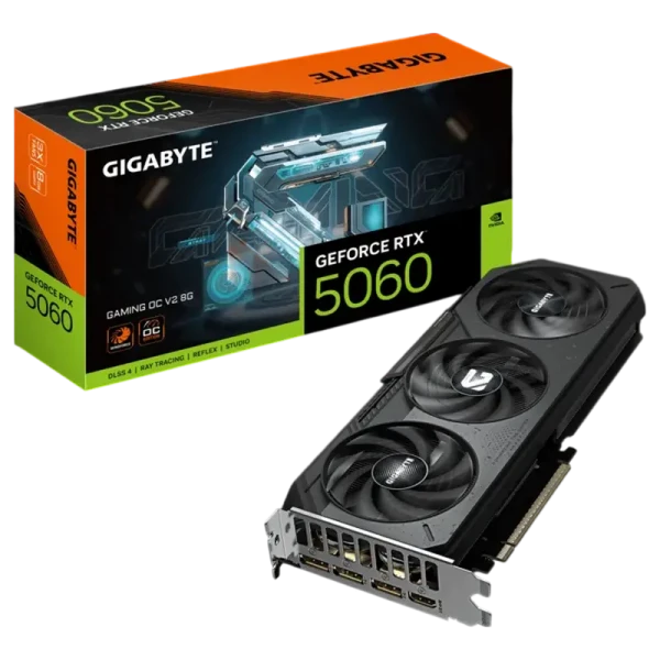 VGA Gigabyte RTX5060 8GB GDDR7 Gaming OC (GV-N5060GAMING OCV2-8GD) VGA Gigabyte RTX5060 8GB GDDR7 Gaming OC (GV-N5060GAMING OCV2-8GD)
