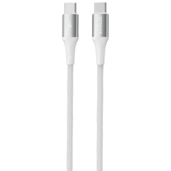 Cablu Type-C (Type-C), Proove WireX Pro 100W (1.5m),White Cablu Type-C (Type-C), Proove WireX Pro 100W (1.5m),White