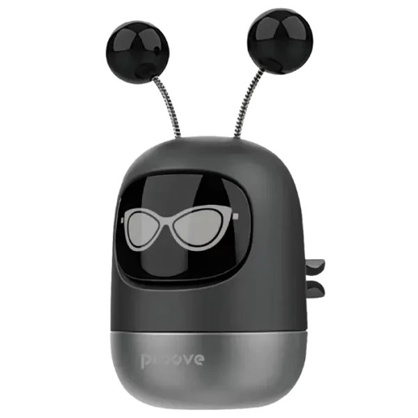 Aromatizator auto Proove Emoji Robot Luna, Negru Aromatizator auto Proove Emoji Robot Luna, Negru