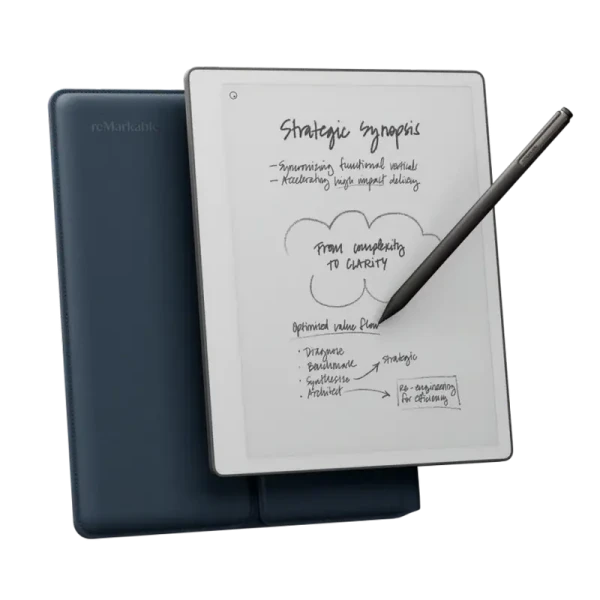 reMarkable Paper Pure 10.3" Bundle 2/32GB with Marker Plus Sleeve Folio, Ocean Blue reMarkable Paper Pure 10.3" Bundle 2/32GB with Marker Plus Sleeve Folio, Ocean Blue