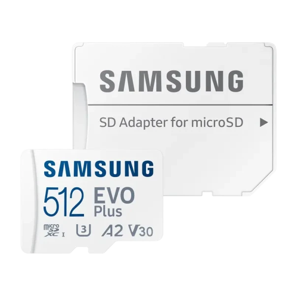 Карта памяти Samsung EVO Plus MicroSD, 512Гб (MB-MC512SA/APC) Карта памяти Samsung EVO Plus MicroSD, 512Гб (MB-MC512SA/APC)