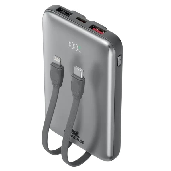Acumulator extern Rivacase VA2611, 10000mAh, Gri