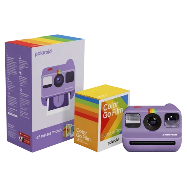 Cameră Foto Polaroid Go Gen2 + Color Film Bundle, Violet Cameră Foto Polaroid Go Gen2 + Color Film Bundle, Violet