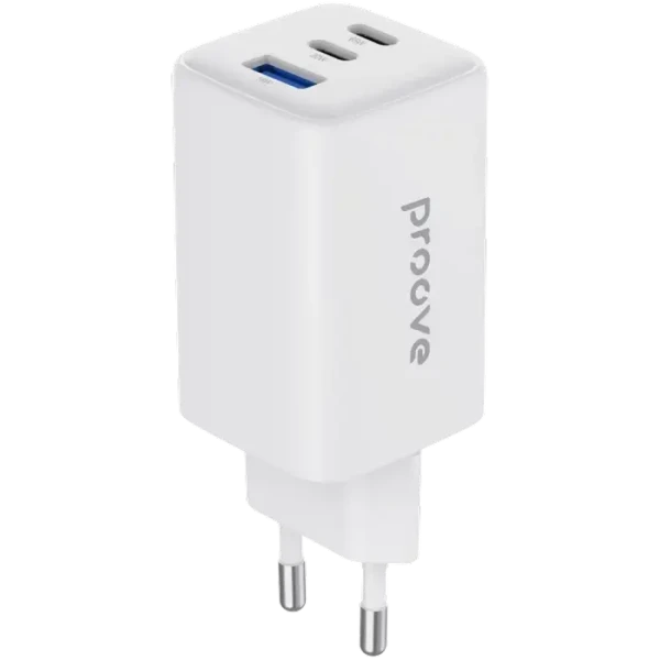 Incarcator Proove Pocket Gan 65W (2*Type-C + USB) White