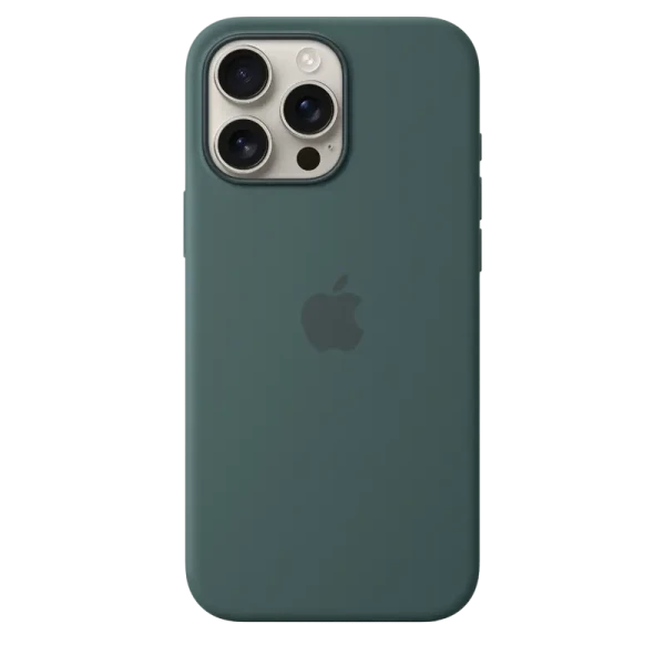 Husă Apple iPhone 16 Pro Max Silicone Case with MagSafe, Lake Green