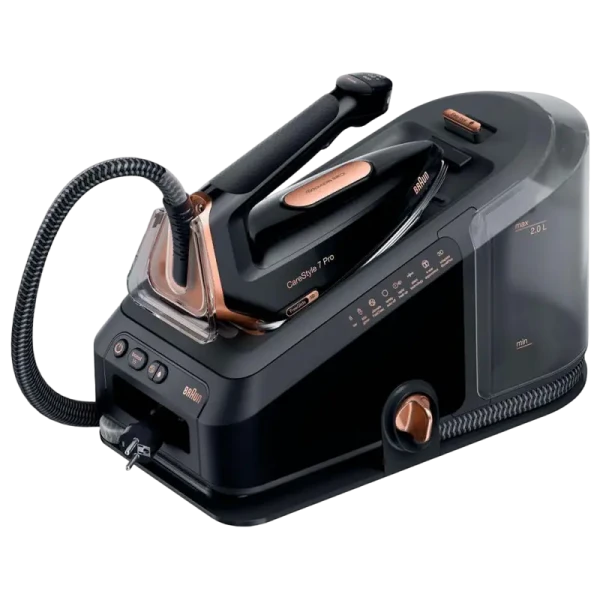 Fier de călcat cu generator de abur Braun IS 7286BK SS, 2700W, Fier de călcat cu generator de abur Braun IS 7286BK SS, 2700W,