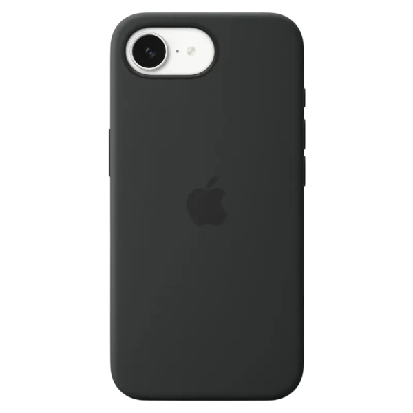 Husă Apple Silicone Case pentru iPhone 16e, Negru