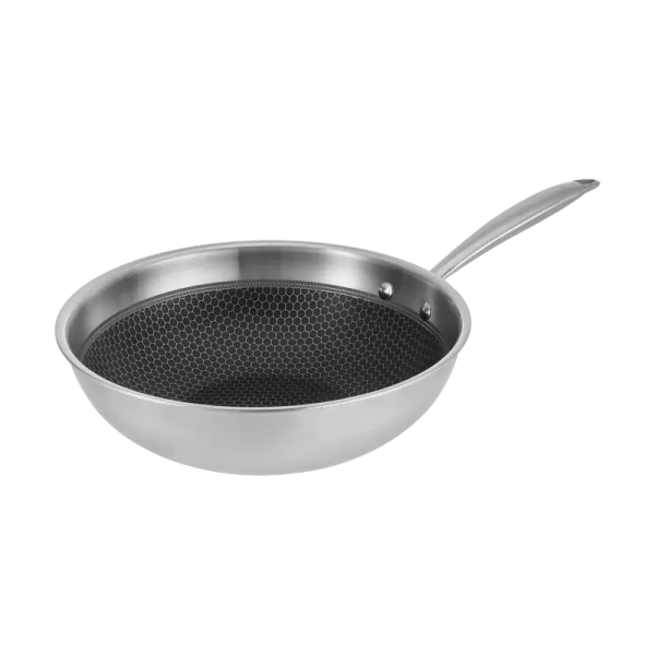 Tigaie WOK RESTO 95349, 28cm, Oțel inoxidabil Tigaie WOK RESTO 95349, 28cm, Oțel inoxidabil