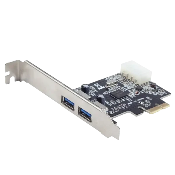 Карта расширения PCI-Express Gembird UPC-30-2P, Чёрная Карта расширения PCI-Express Gembird UPC-30-2P, Чёрная