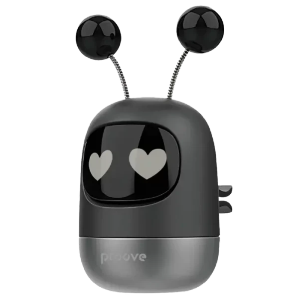 Aromatizator auto Proove Emoji Robot Lovely, Negru