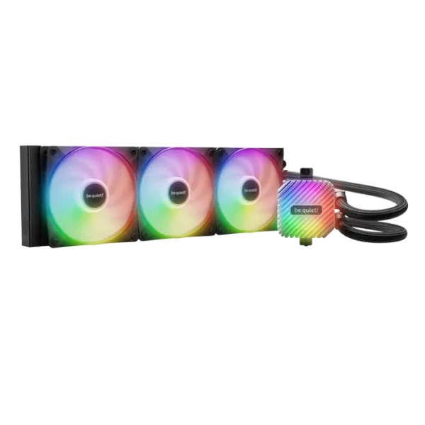 AIO Liquid Cooling be quiet! "Light Loop IO LCD 360mm" (17.2.4-36.8dB, 3x120mm ARGB fans, PWM, 2100R
