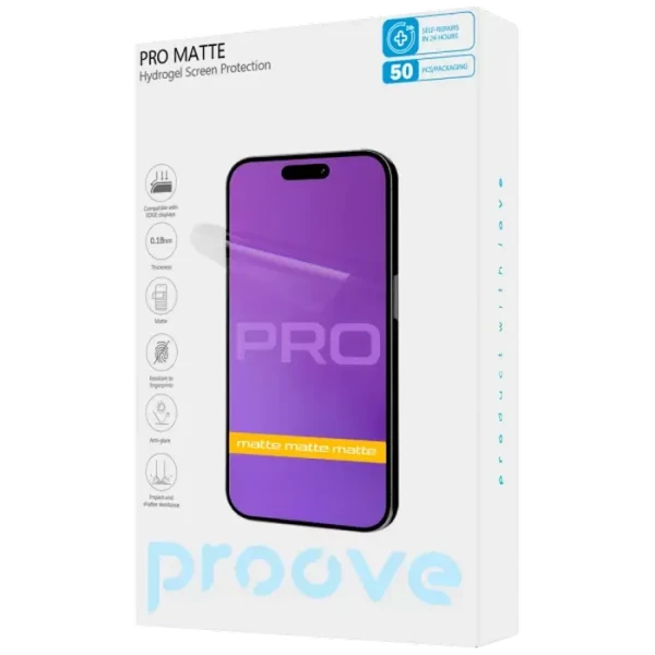 Protective hydrogel film Proove Hydrogel Screen Protection PRO Matte Protective hydrogel film Proove Hydrogel Screen Protection PRO Matte