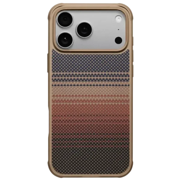 Husă Pitaka Aramid ProGuard pentru Apple iPhone 17 Pro Max, Sunset Husă Pitaka Aramid ProGuard pentru Apple iPhone 17 Pro Max, Sunset