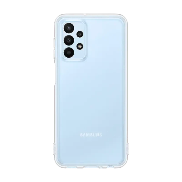 Husă Samsung Soft Clear Cover pentru Galaxy A23, Transparent