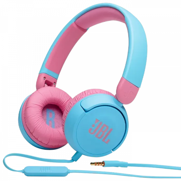 Căști JBL JR310 Albastru deschis - Cu fir | 12 ore | 20 Hz - 20000 Hz