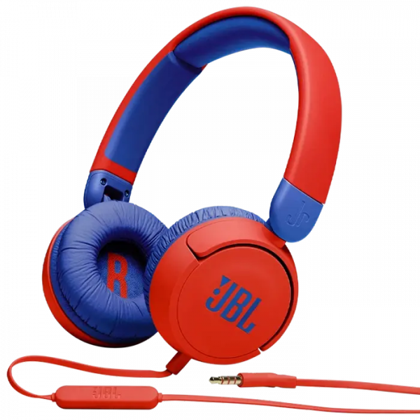 Наушники JBL JR310 Красный - Проводной аналоговый | 12 часы | 20 Гц - 20000 Гц