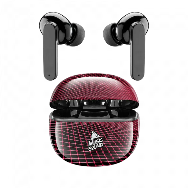 Căști Cellularline Music Sound Fantasy in ear Negru/Rosu - Fără fir | 5 ore