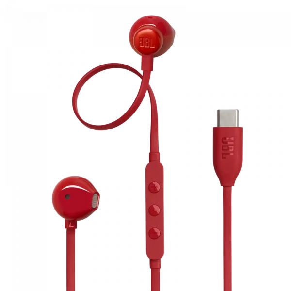 Căști JBL Tune 305C Roșu - USB | 20 Hz - 40000 Hz