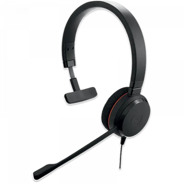 Наушники Jabra Evolve 20 UC Mono Чёрный - Проводной аналоговый | 150 Гц - 7000 Гц