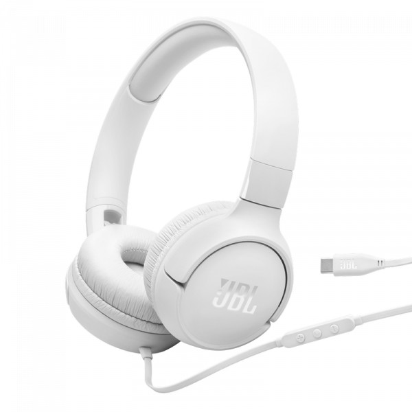 Наушники JBL Tune 520C Белый - USB | 10 Гц - 40000 Гц